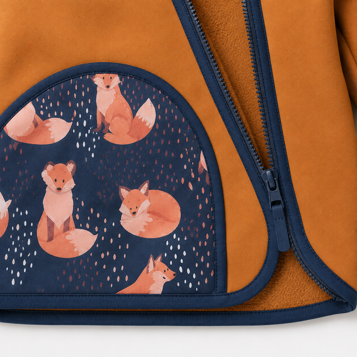 Bunda Foxes on Blue | JESEŇ