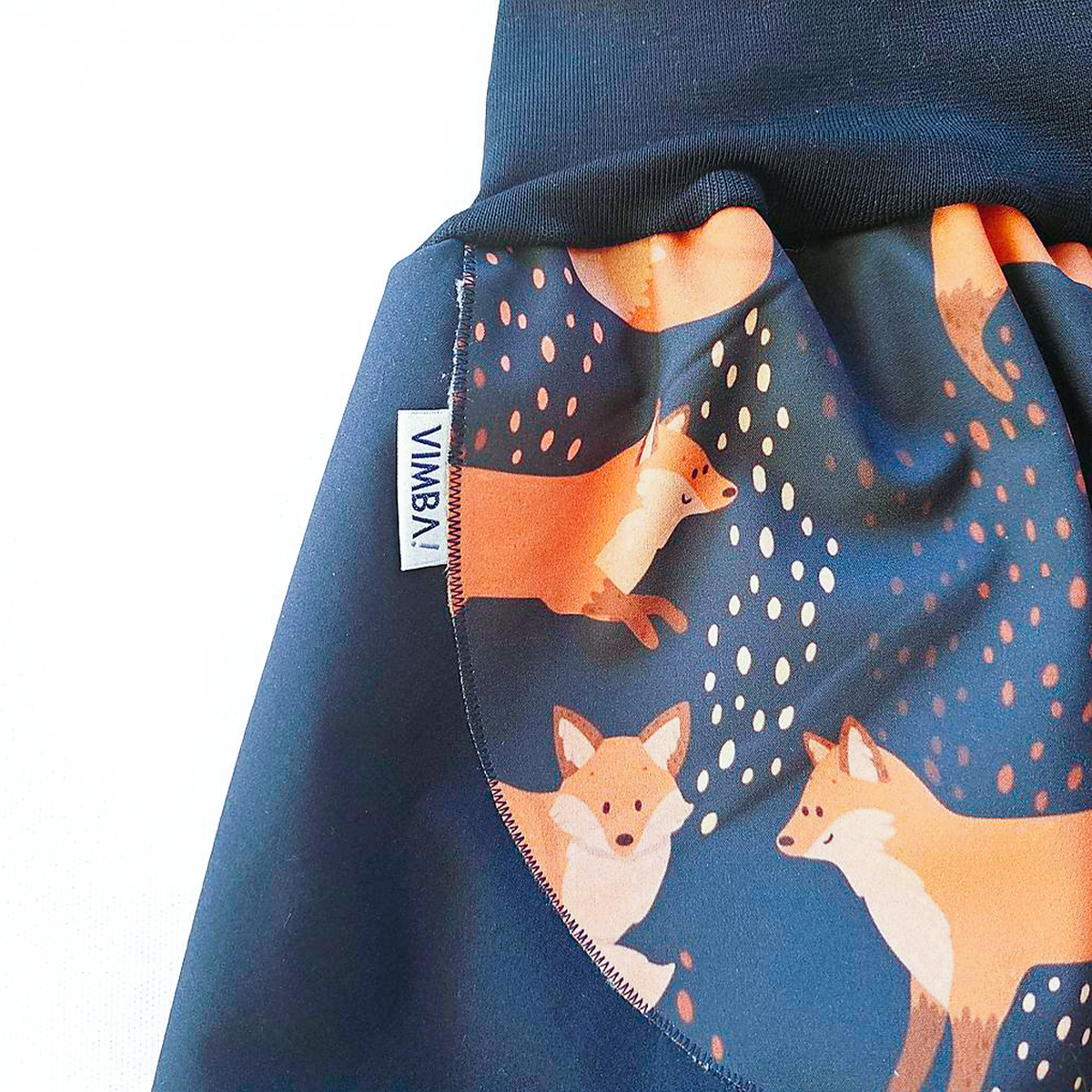 Nohavice Foxes on Blue | ZIMA