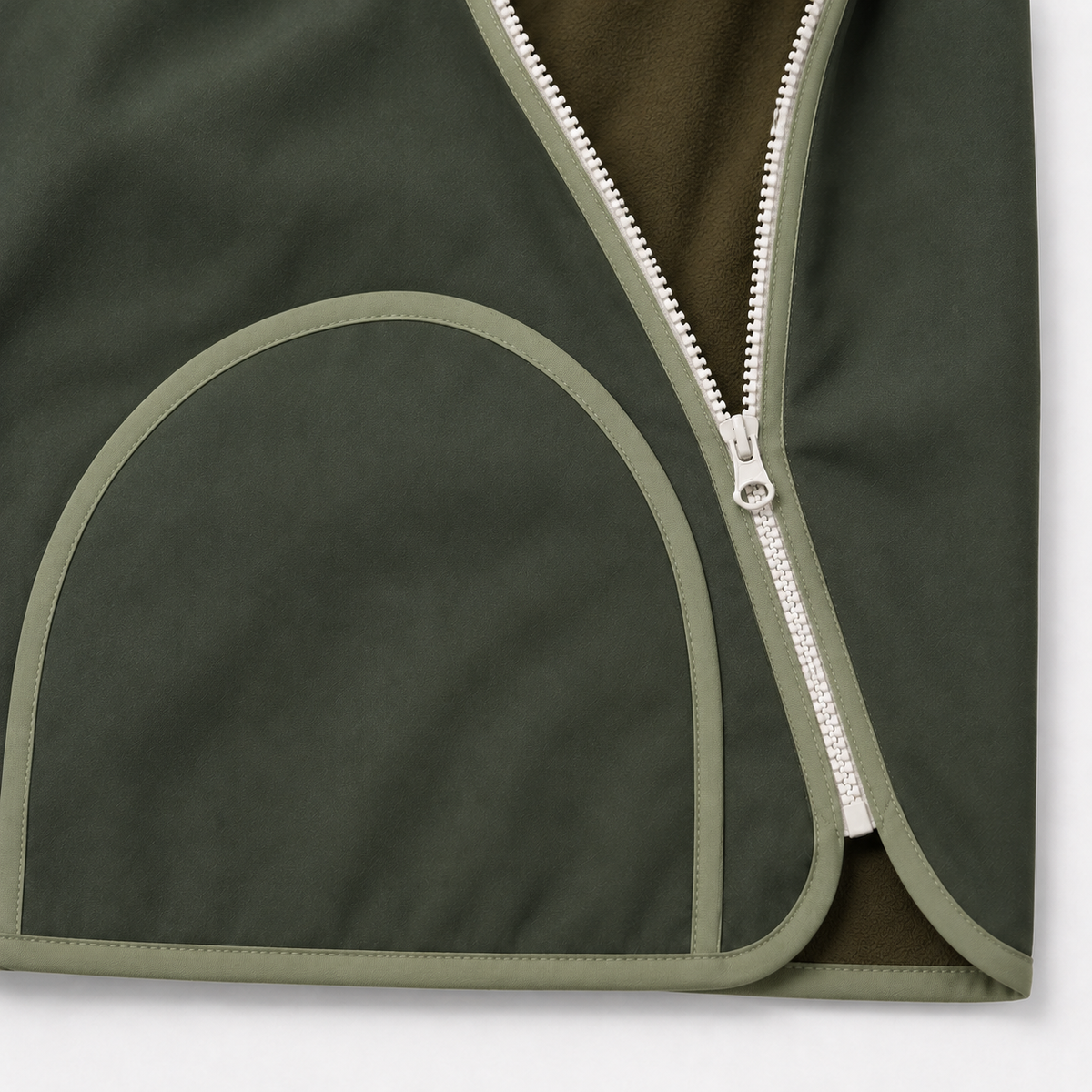 Bunda Green & Camel | JESEŇ