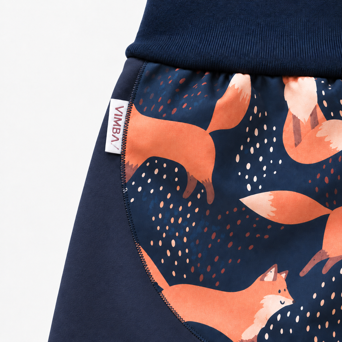 Nohavice Foxes on Blue modré | JESEŇ