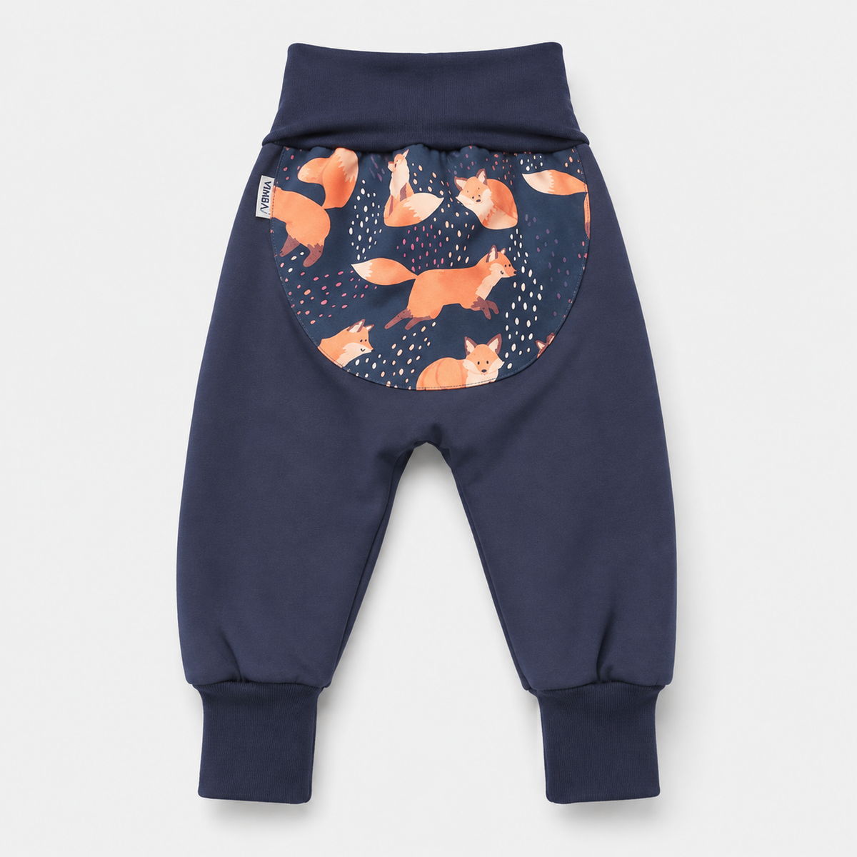 Nohavice Foxes on Blue modré | JESEŇ