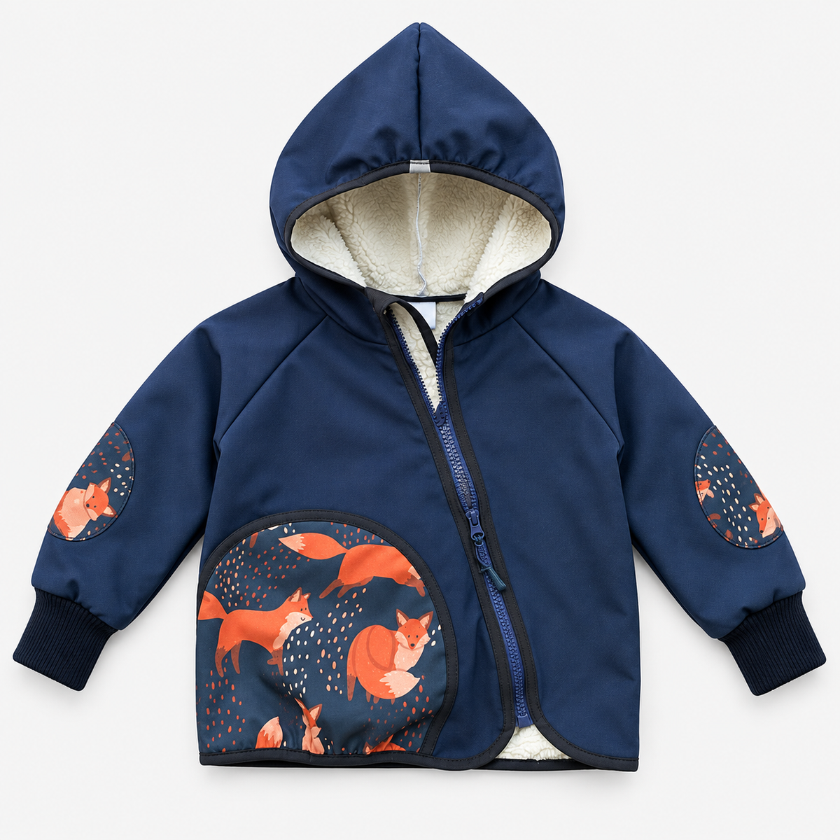 Bunda Foxes on Blue | ZIMA