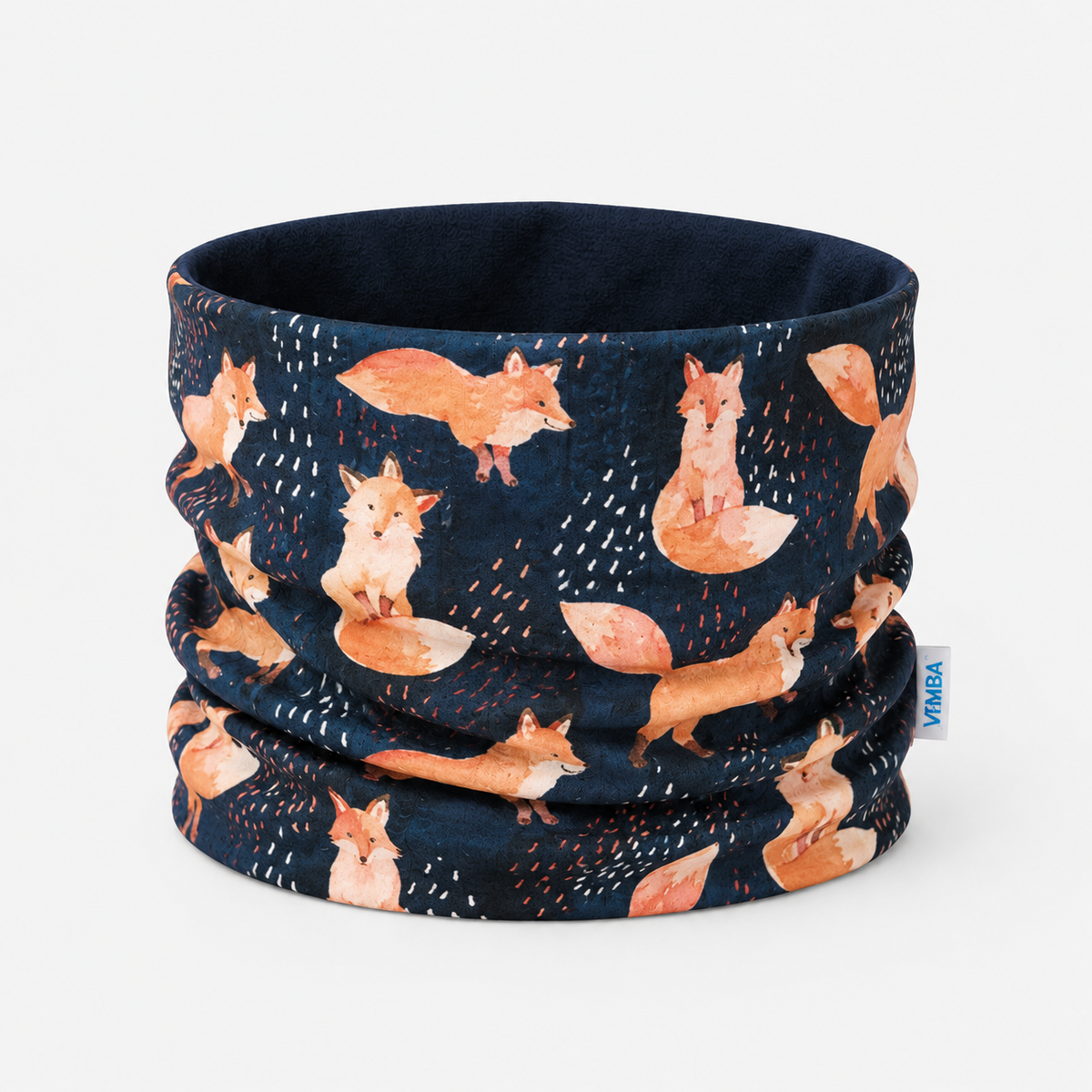 Nákrčník Foxes on Blue | ZIMA