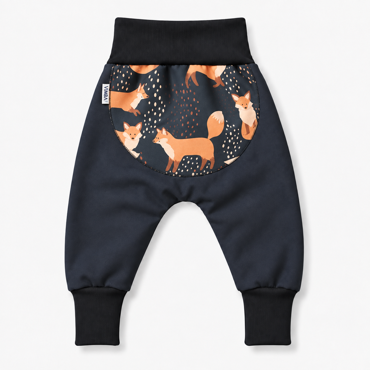 Nohavice Foxes on Blue | ZIMA
