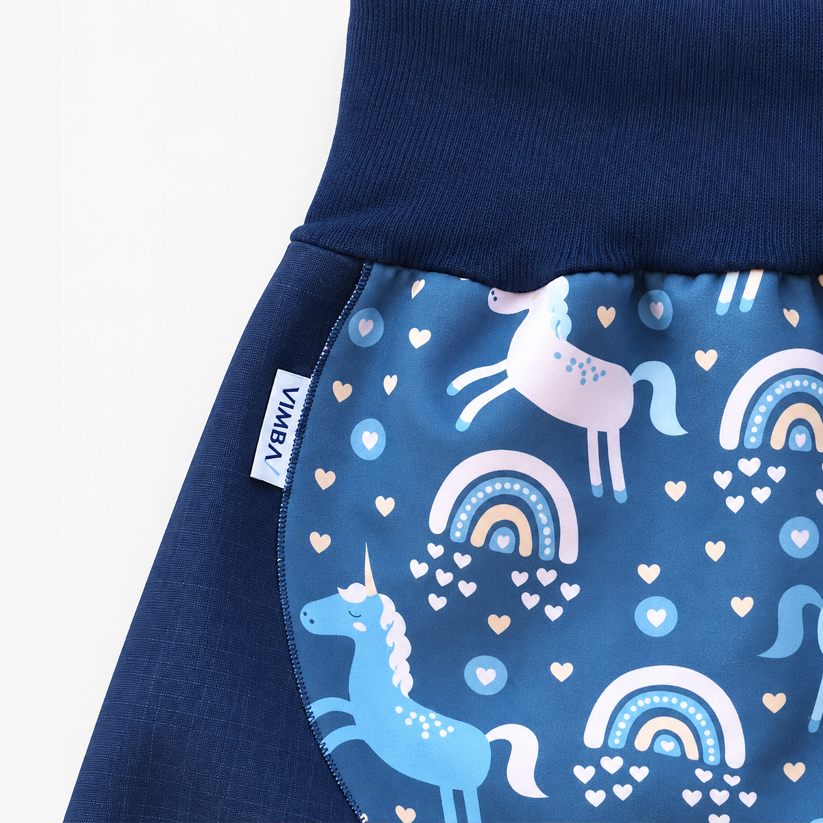 Nohavice Unicorn modré | ZIMA