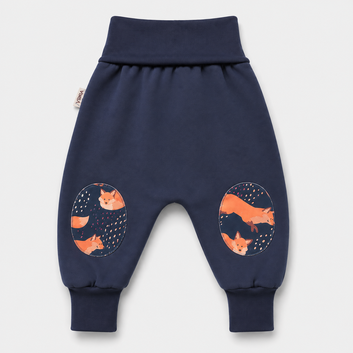 Nohavice Foxes on Blue modré | JESEŇ